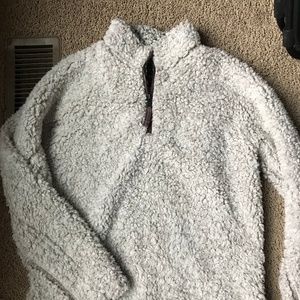 True Grit Sherpa 1/4 Zip Pullover!